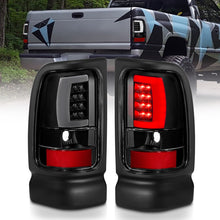 Load image into Gallery viewer, ANZO 1994-2001 Dodge Ram 1500 LED Taillights Plank Style Black w/Clear Lens Tail Lights ANZO
