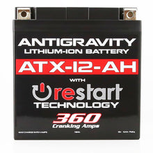 Load image into Gallery viewer, Antigravity YTX12B-BS Lithium Battery w/Re-Start Batteries Antigravity Batteries