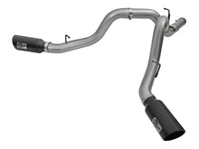 Load image into Gallery viewer, aFe LARGE Bore HD 4in Dual DPF-Back SS Exhaust w/Black Tip 16-17 GM Diesel Truck V8-6.6L (td) LML DPF Back aFe