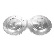 Load image into Gallery viewer, Power Stop 09-18 Cadillac CTS Rear Evolution Drilled & Slotted Rotors - Pair Brake Rotors - Slot & Drilled PowerStop