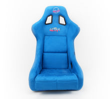 Load image into Gallery viewer, NRG FRP Bucket Seat ULTRA Edition - Large (Blue Alcantara/Gold Glitter Back) Race Seats NRG