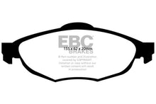 Load image into Gallery viewer, EBC 01-06 Chrysler Sebring Sedan 2.4 Ultimax2 Front Brake Pads Brake Pads - OE EBC