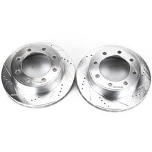 Load image into Gallery viewer, Power Stop 00-05 Ford Excursion Front Evolution Drilled & Slotted Rotors - Pair Brake Rotors - Slot & Drilled PowerStop