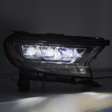 Load image into Gallery viewer, AlphaRex 19-21 Ford Ranger NOVA LED Proj Headlight Plnk Style Alpha Blk w/Activ Light/Seq Signal/DRL Headlights AlphaRex