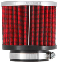 Load image into Gallery viewer, K&N 1.75in Flange ID x 3in OD x 2.5in H Chrome Finish Rubber Base Crankcase Vent Filter Air Filters - Universal Fit K&N Engineering