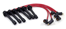Load image into Gallery viewer, Taylor Cable 87237 ThunderVolt 8.2mm Ignition Wire Set; Red; Stock; 9.5 in.; OE Spark Plug Boot; Spark Plug Wire Set Taylor Cable