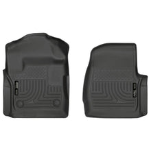 Load image into Gallery viewer, Husky Liners 17 Ford F-250 F-350 Super Duty Standard Cab WeatherBeater Black Front Floor Liners Floor Mats - Rubber Husky Liners