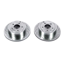 Load image into Gallery viewer, Power Stop 12-15 Chevrolet Captiva Sport Rear Evolution Drilled & Slotted Rotors - Pair Brake Rotors - Slot & Drilled PowerStop