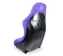 Load image into Gallery viewer, NRG FRP Bucket Seat PRISMA Edition w/ Pearlized Back Purple Alcantara - Medium Race Seats NRG