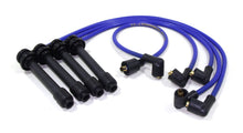 Load image into Gallery viewer, Taylor Cable 87643 ThunderVolt 8.2mm Ignition Wire Set; Blue; Stock; 9.5 in.; OE Spark Plug Boot; Spark Plug Wire Set Taylor Cable