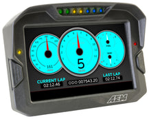 Load image into Gallery viewer, AEM CD-7 Non Logging GPS Enabled Race Dash Carbon Fiber Digital Display w/o VDM (CAN Input Only) Gauges AEM