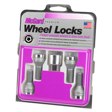 Load image into Gallery viewer, McGard Wheel Lock Bolt Set - 4pk. (Cone Seat) M12X1.5 / 17mm Hex / 31.7mm Shank Length - Chrome Wheel Bolts McGard