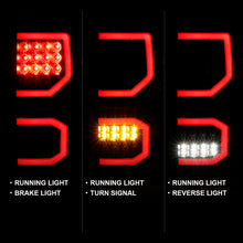 Load image into Gallery viewer, ANZO 2007-2013 Toyota Tundra LED Taillights Plank Style Black w/Clear Lens Tail Lights ANZO