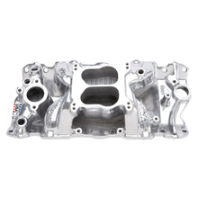 Load image into Gallery viewer, Edelbrock SBC Perf Air Gap Manifold Polished Intake Manifolds Edelbrock