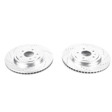 Load image into Gallery viewer, Power Stop 14-19 Chevrolet Corvette Rear Evolution Drilled & Slotted Rotors - Pair Brake Rotors - Slot & Drilled PowerStop