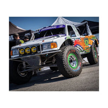 Load image into Gallery viewer, KC HiLiTES 8in. Round Soft Cover HID (Pair) - Black w/Yellow Brushed KC Logo Light Covers and Guards KC HiLiTES