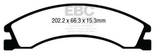 Load image into Gallery viewer, EBC 08+ Ford Econoline E150 4.6 Yellowstuff Rear Brake Pads Brake Pads - Performance EBC