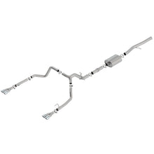 Load image into Gallery viewer, Borla 19 Chevrolet Silverado/GMC Sierra 1500 6.2L SS ATAK Catback Exhaust - Square Chrome Tips Catback Borla