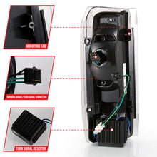 Load image into Gallery viewer, ANZO 1987-1996 Ford F-150 LED Taillights Black Housing Clear Lens (Pair) Tail Lights ANZO