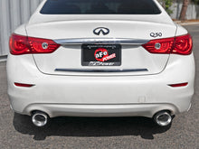 Load image into Gallery viewer, aFe Takeda 2.5in 304 SS Cat-Back Exhaust System w/ Polished Tips 16-18 Infiniti Q50 V6-3.0L (tt) Catback aFe