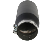 Load image into Gallery viewer, aFe MACH Force-XP 409 SS Right Side Single Wall Exhaust Tip 5in Inlet x 7in Outlet x 15in L Tips aFe