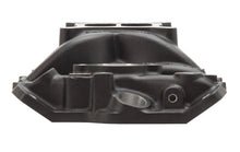 Load image into Gallery viewer, Edelbrock Intake Manifold Perf Eps SBC w/ Oil Fill Tube and Breather Black Intake Manifolds Edelbrock
