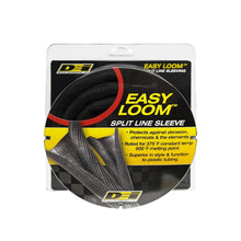 Load image into Gallery viewer, DEI Split Wire Sleeve Easy Loom 16mm-5/8in x 12 Black Thermal Sleeves DEI