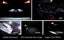Load image into Gallery viewer, Diode Dynamics 10-16 Hyundai Genesis Coupe Interior Kit Stage 2 - Blue Bulbs Diode Dynamics
