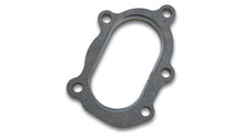 Load image into Gallery viewer, Vibrant GT25R / GT28R Discharge Flange with Oval Outlet (5 Bolt) Mild Steel 1/2in Thick Flanges Vibrant