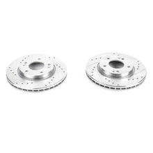 Load image into Gallery viewer, Power Stop 07-10 Hyundai Elantra Front Evolution Drilled & Slotted Rotors - Pair Brake Rotors - Slot & Drilled PowerStop