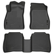 Load image into Gallery viewer, Husky Liners 14-18 Nissan Sentra Weatherbeater Black Front & 2nd Seat Floor Liners Floor Mats - Rubber Husky Liners