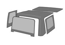 Load image into Gallery viewer, Rampage 1986-1994 Suzuki Samurai Soft Top OEM Replacement - Black Diamond Soft Tops Rampage