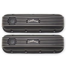 Load image into Gallery viewer, Edelbrock Valve Cover Classic Series Chevrolet 1965 and Later 396-502 V8 Black Valve Covers Edelbrock
