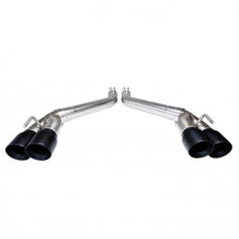 Load image into Gallery viewer, Kooks 2016 + Chevrolet Camaro SS LT1 3in Axle Back Muffler Delete Exhaust System w/ Black Quad Tips Axle Back Kooks Headers