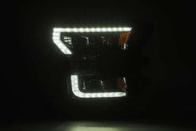 Load image into Gallery viewer, AlphaRex 17-20 Ford Raptor NOVA LED Proj Headlights Plank Style Alpha Black w/Activ Light/Seq Signal Headlights AlphaRex