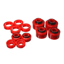 Load image into Gallery viewer, Energy Suspension 05-07 Ford F250/F350 2/4WD Red Body Mount Set Bushing Kits Energy Suspension