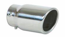 Load image into Gallery viewer, Vibrant 3in Round SS Bolt-On Exhaust Tip (Single Wall Angle Cut Rolled Edge) Tips Vibrant