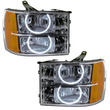 Load image into Gallery viewer, Oracle 07-13 GMC Sierra SMD HL - Round Ring Design - White SEE WARRANTY Headlights ORACLE Lighting