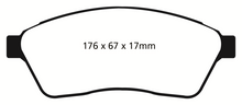 Load image into Gallery viewer, EBC 10-11 Cadillac SRX 2.8 Turbo Redstuff Front Brake Pads Brake Pads - Performance EBC