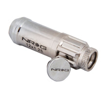 Load image into Gallery viewer, NRG 700 Series M12 X 1.25 Steel Lug Nut w/Dust Cap Cover Set 21 Pc w/Locks & Lock Socket - Silver Lug Nuts NRG