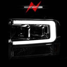 Load image into Gallery viewer, ANZO 99-04 Ford F250/F350/F450/Excursion (excl 99) Projector Headlights - w/Light Bar Chrome Housing Headlights ANZO