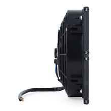 Load image into Gallery viewer, Mishimoto Universal 10in. Heavy-Duty Oil Cooler Fan Shroud - Micro Wrinkle Black Fans & Shrouds Mishimoto