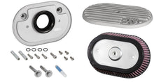 Load image into Gallery viewer, K&N Street Metal Intake System 2017 Harley Davidson Shaker Silver H/D Touring Models Cold Air Intakes K&N Engineering