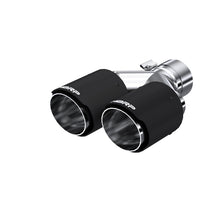 Load image into Gallery viewer, MBRP Universal Carbon Fiber Dual Tip 3.5in OD/2.5in Inlet Tips MBRP