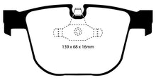 Load image into Gallery viewer, EBC 08-10 BMW M3 4.0 (E90) Yellowstuff Rear Brake Pads Brake Pads - Performance EBC
