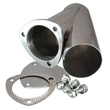 Load image into Gallery viewer, QTP 3.5in Weld-On QTEC Exhaust Cutout Y-Pipe Y Pipes QTP