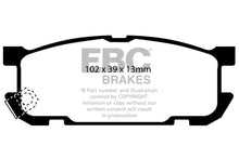 Load image into Gallery viewer, EBC 01-03 Mazda Miata MX5 1.8 (Sports Suspension) Redstuff Rear Brake Pads Brake Pads - Performance EBC