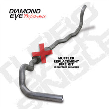 Load image into Gallery viewer, Diamond Eye KIT 4in TB MFLR RPLCMENT PIPE SGL AL: 89-93 DODGE CUMMINS 5.9L Turbo Back Diamond Eye Performance