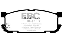 Load image into Gallery viewer, EBC 01-03 Mazda Miata MX5 1.8 (Sports Suspension) Redstuff Rear Brake Pads Brake Pads - Performance EBC