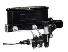 Load image into Gallery viewer, Wilwood HV Tandem M/C Kit w L/H Bracket & Prop Valve - 1 1/8in Bore Black Brake Master Cylinder Wilwood